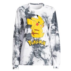 Pokémon Pikachu Tye Dye Long Sleeve Shirt